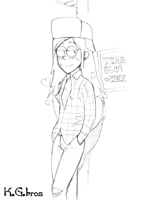 グラビティ…のウェンディさん
年末に放送した「パインズ家の秘密」で
バッチリ記憶して描いてみた。
結局、ウロ覚えなので不確かではある。
ウェンディって腋汗とか体臭とか凄そうで大興奮。
…もちろん腋毛もね。
主人公、ディッパーとの絡みを妄想して楽しんでます。