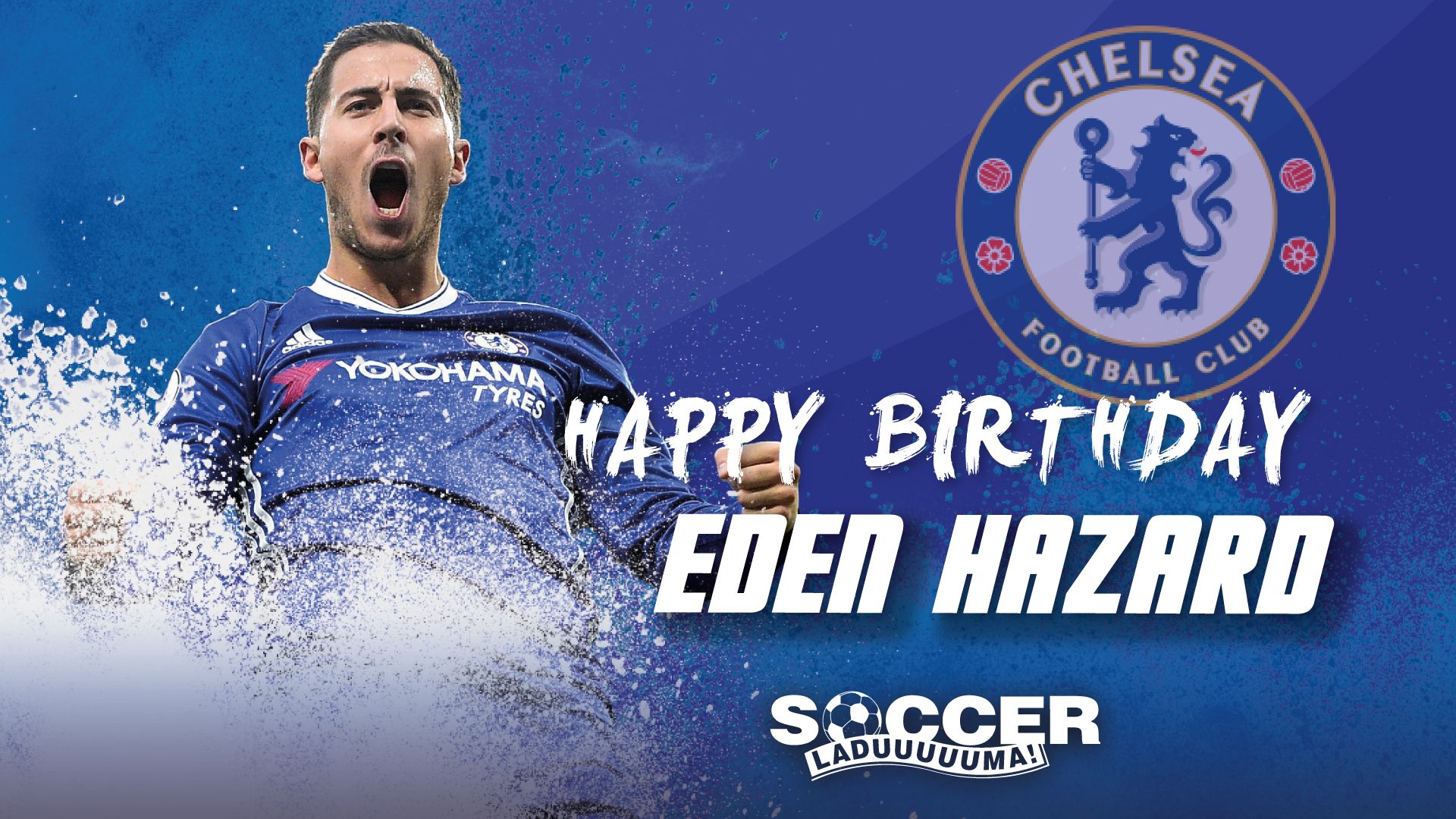 Happy birthday to Chelsea midfielder Eden Hazard! 