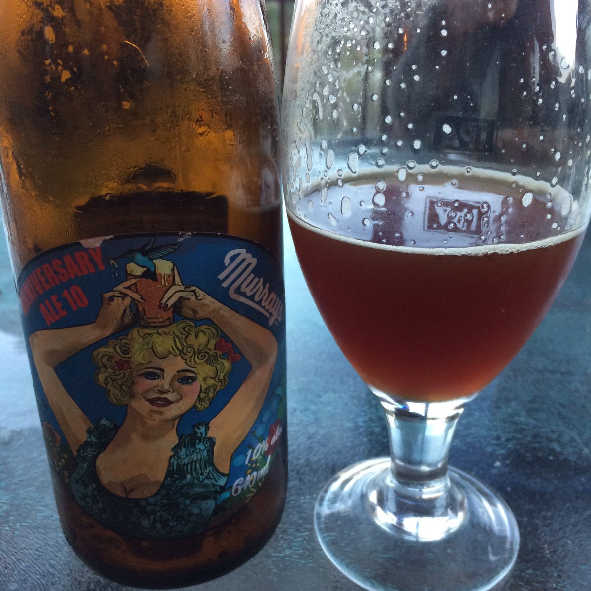 In honour of @Craig_McGregor and Hunter Recruitment Groups 10 years of business we pour the <a href="/murraysbrewing/">Murrays World HQ</a> 10th Anniversary Ale