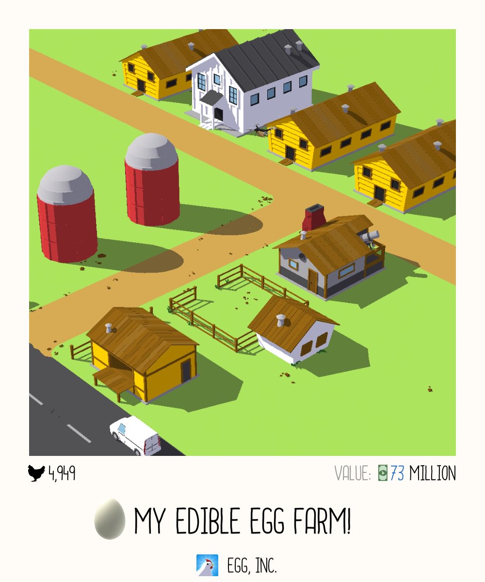 kynamarioc's tweet photo. Just sold this farm in Egg, Inc! https://t.co/29AX9blV2X https://t.co/FqkpckctH0