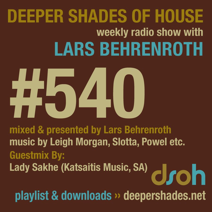 DeeperShades's tweet photo. Deeper Shades Of House #540 - guest mix by LADY SAKHE https://t.co/XtzifgQzZh https://t.co/xmjUs3GnVb