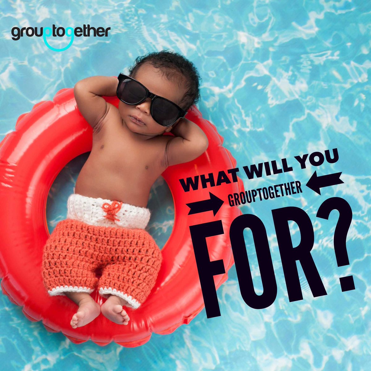 GroupTogetherCo's tweet image. #GroupTogether #groupgift #summerholidays #planning #getaway #gift #vacation #groupgift #swimmingpool #cutebaby #swimming #moneysaving #idea