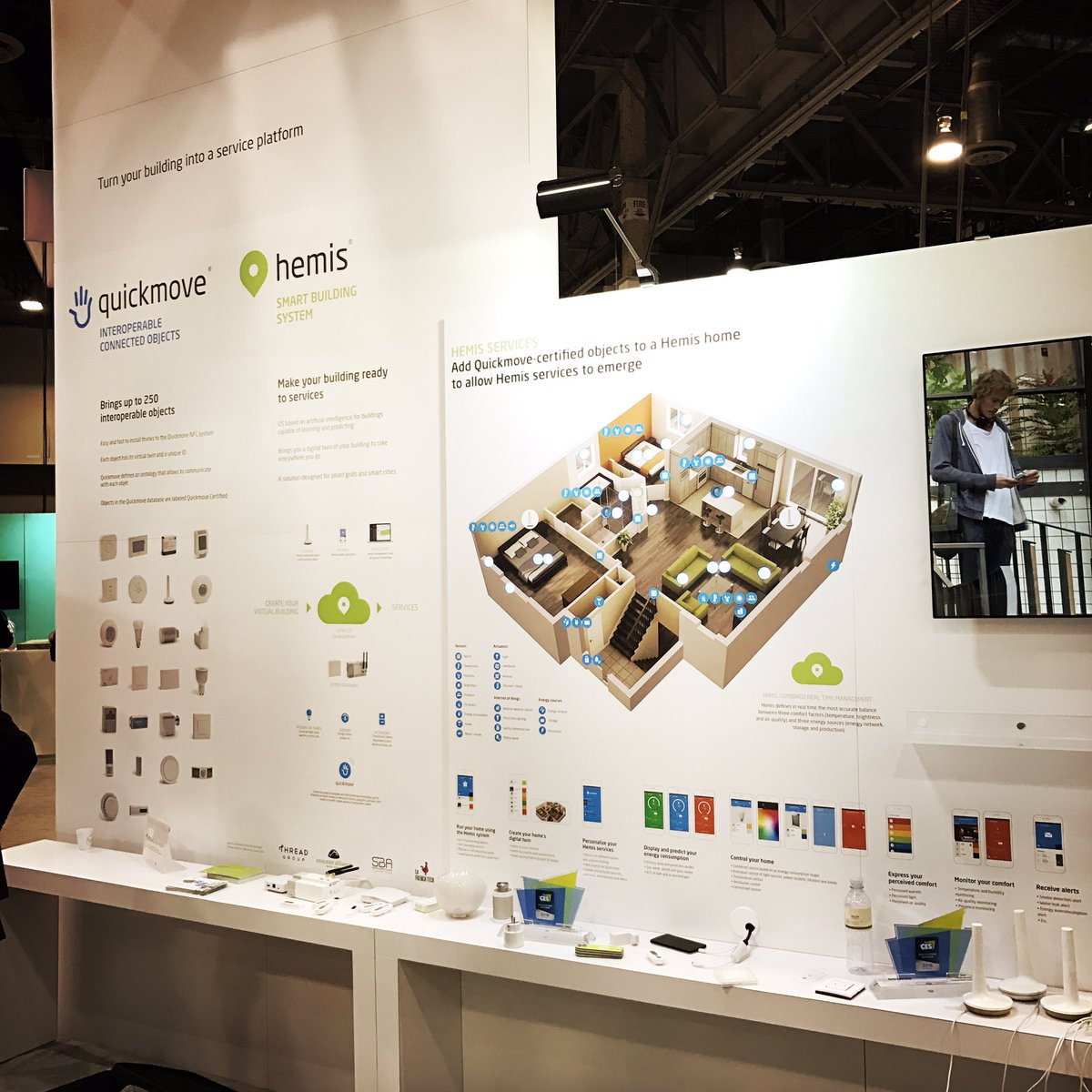 dgrpro's tweet photo. #CES2017 #Trends by @imaginove Smart home with #Hemis software plateforme by @ubiant &amp; now #Datavizualisation #3DModelisation #Gamification https://t.co/OXq0zAyXZK