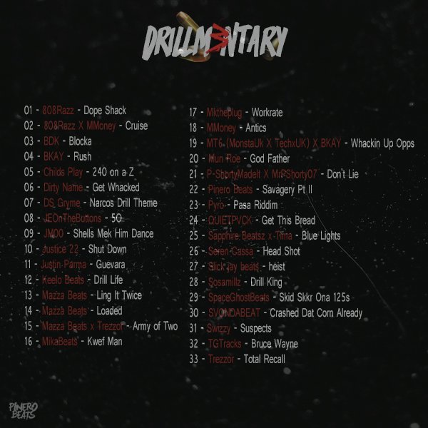 mazzawagwan's tweet image. DRILLMENTARY VOL 3 OUT NOW ON LINKUPTV TRAX APP