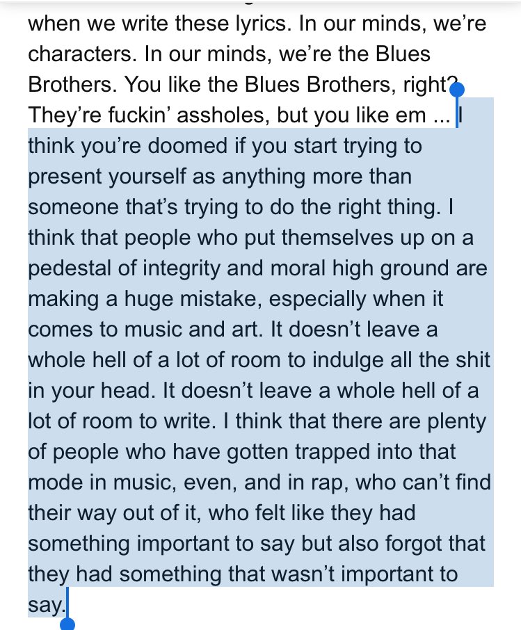 Lin_Manuel's tweet image. When @therealelp tells the truth @vulture. Live by this, kick out any and all pedestals out from under yourself.