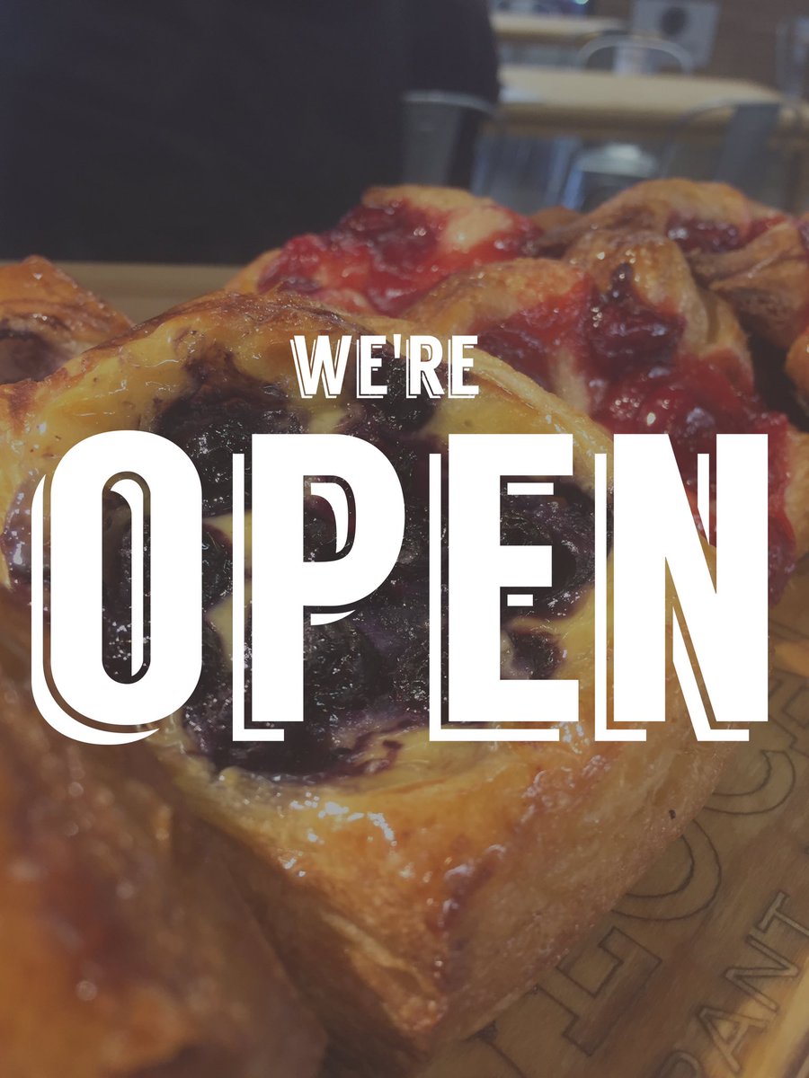 A little bit of snow can't stop us...#weareopen