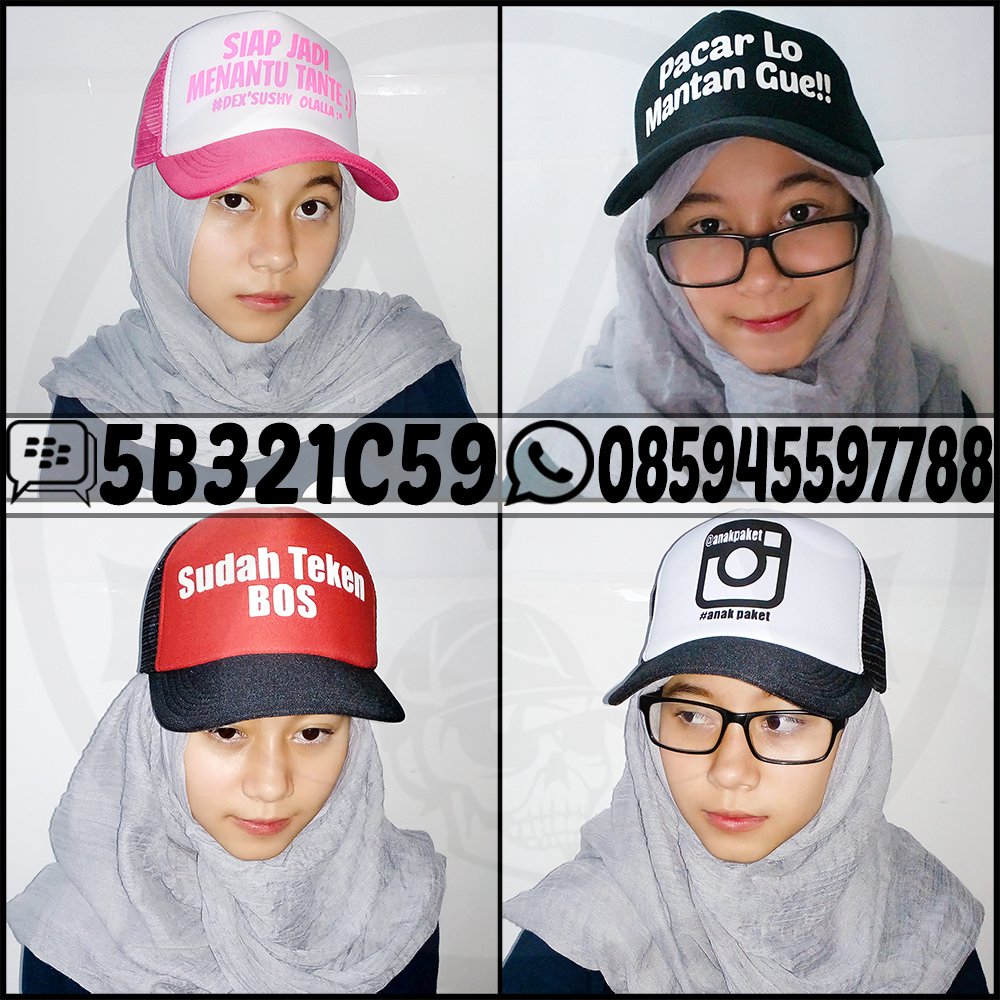 MyCustomHat's tweet image. PALING HITZ! topi custom dengan kata-kata dan design sesukamu, banyak pilihan warna.

PIN: 5B321C59