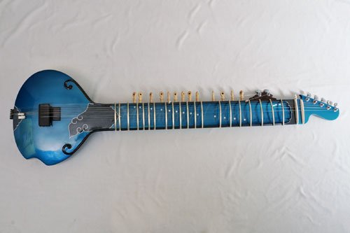 SitarMakerWeb's tweet image. Our custom-made electric sitar.
