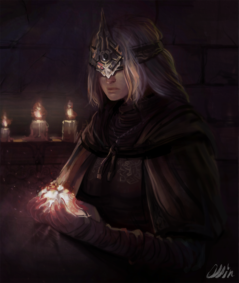 Youcef Agaba on X: Dark souls III Fanart DarkSouls3 Firekeeper  Darksouls Ohleen Digitalart Illustration t.coD1s40XIXSd  X