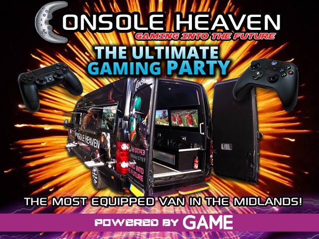 ConsoleHeaven's tweet photo. Another busy day ahead for #consoleheaven #gamingparties #midlands #partyideas #Shrewsbury #telford #birmingham #coventry #gamingvan https://t.co/uGrBrJceew