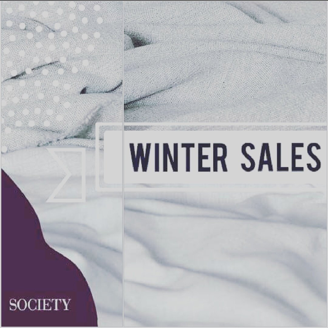 It's time for sales! #wintersales #societylimonta #saldi2017 #unconventionalluxury #homecouture