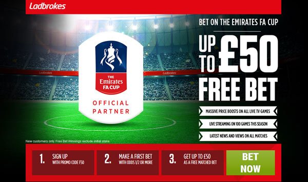 Ladbrokes FA Cup Betting Bonus