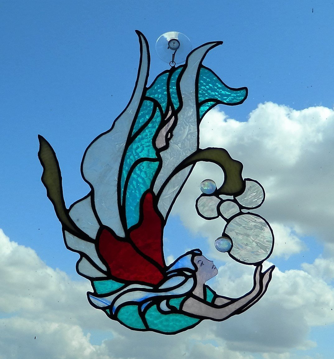BelleVerreBon's tweet photo. Fairy Stained glass panel, mermaid Suncatcher, light cat… https://t.co/2ECfZjSfCg #BelleVerreBon #UniqueKeepsakeGift https://t.co/ZURpRYeAMB