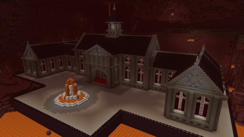 ハヤシ 6 30カタシロ ネザー 駅は土台から作る必要が有ったので 一旦クリエイティブの試作ワールドでざっくりと試作し敷地面積を概算したあと 動画で見ていただいた通りいつものサバイバルのワールドで整地 建築するという手順を採りました 今クラ舞台