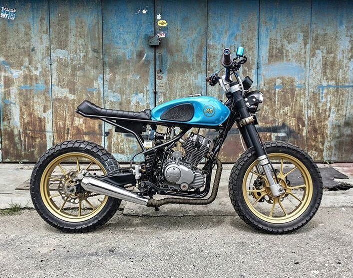 bike_bound's tweet photo. Well-sorted little ripper by @di_motorsport, dubbed "Da Blue J." Based on a DTM150.
::
#dtm150 #150cc #tracker #bra… https://t.co/hafLxLG9Jy