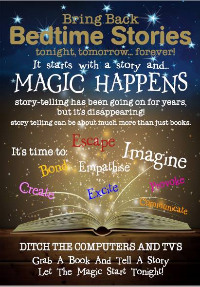 Bring Back Bedtime Stories #bbbs #magicalmoments #everychild #supportandencourage