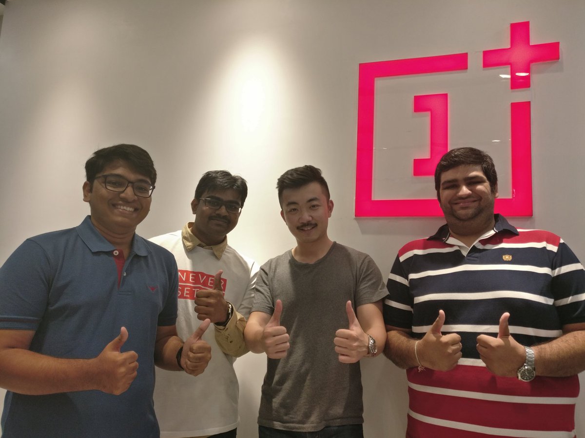 OnePlus_IN's tweet photo. The #OnePlusAllAccess winners got a chance to meet @getpeid at the #OnePlusExpStore launch. https://t.co/iDungL0FUT