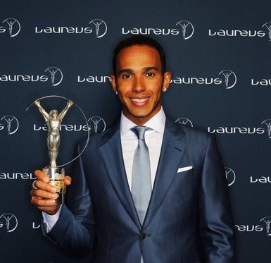 Happy birthday to Laureus Award winner Lewis Hamilton! Have a great one Champ! 