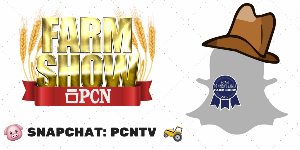 pcntv's tweet photo. Take a look behind the scenes &amp; follow us on #Snapchat! Add 'PCNTV' for the latest on #PAFS2017 #PAFarmShow https://t.co/p4wO5R2g9J https://t.co/YZ8SpI85yK