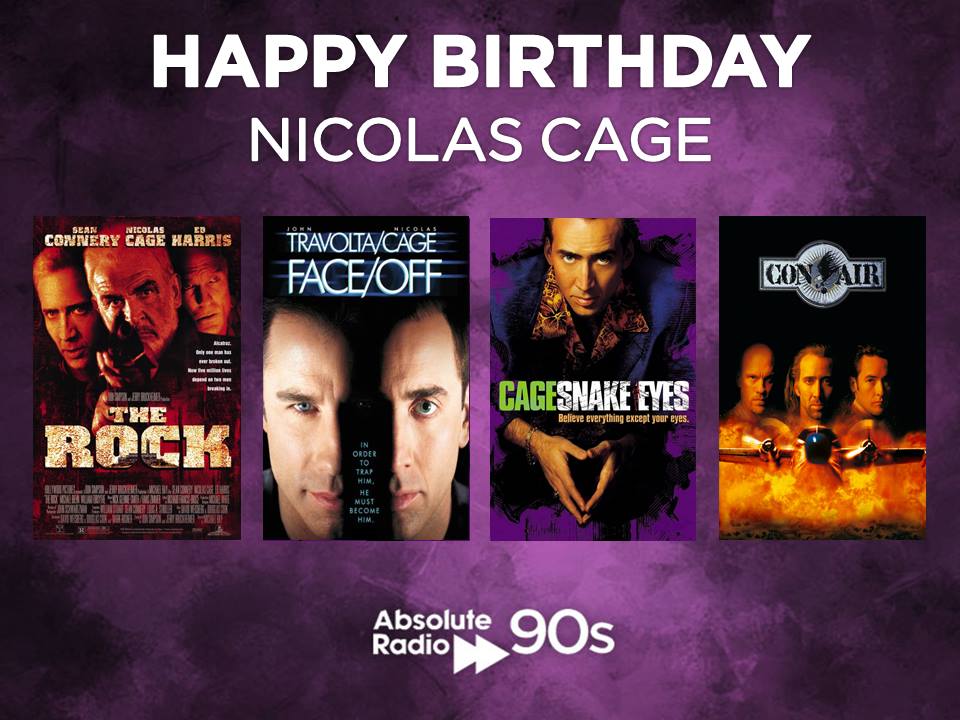 Happy Birthday Nicolas Cage!
90s film legend! 