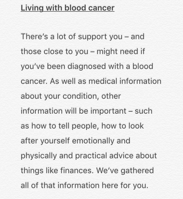SBUProject's tweet photo. Living with blood cancer - part 1. #SBUProject https://t.co/kUoCpbl3MD