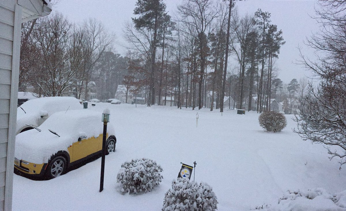 HolleyBWhite's tweet photo. @CBS6 ...  BRRR https://t.co/17SQXnLlMP