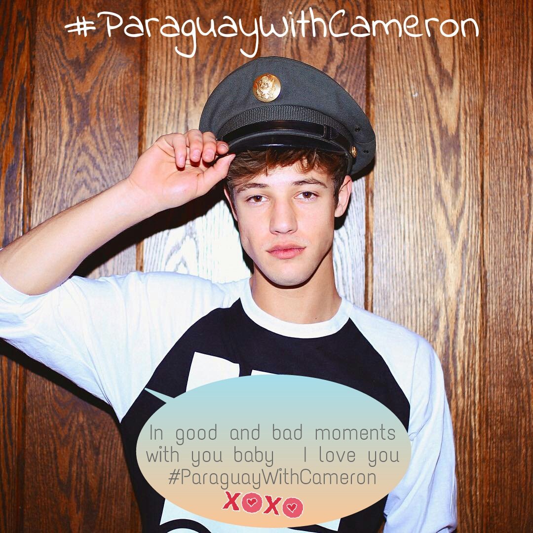 CameronDallasPy's tweet image. In good and bad moments with you baby @camerondallas ❤😗😍🙈
I love you #ParaguayWithCameron
