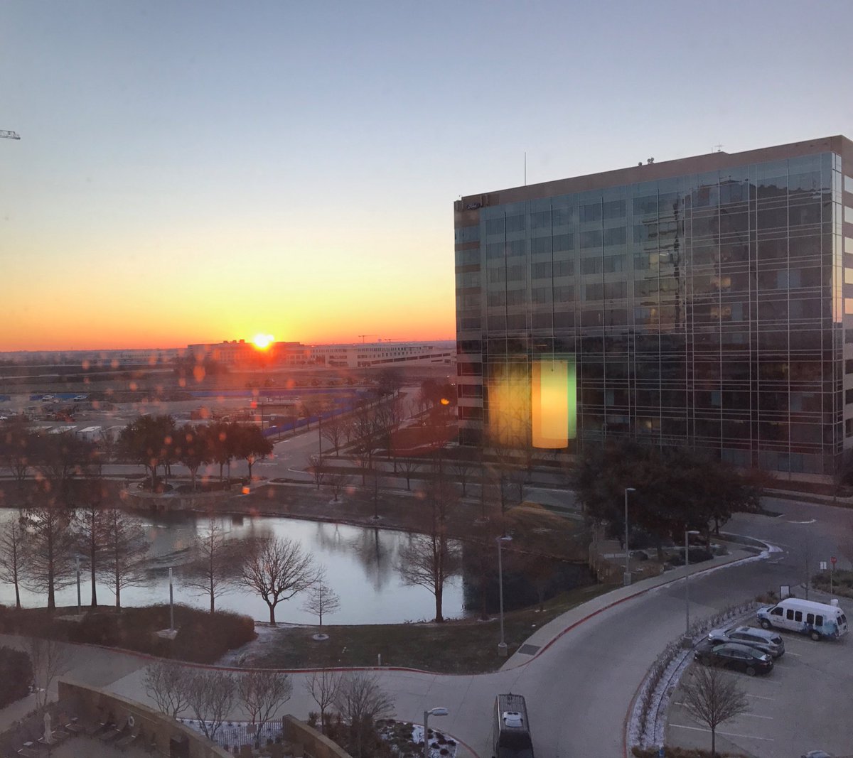Sunrise in Texas....IT'S GAME DAY. GO YSU !! 🐧🏈 #GuinItAll