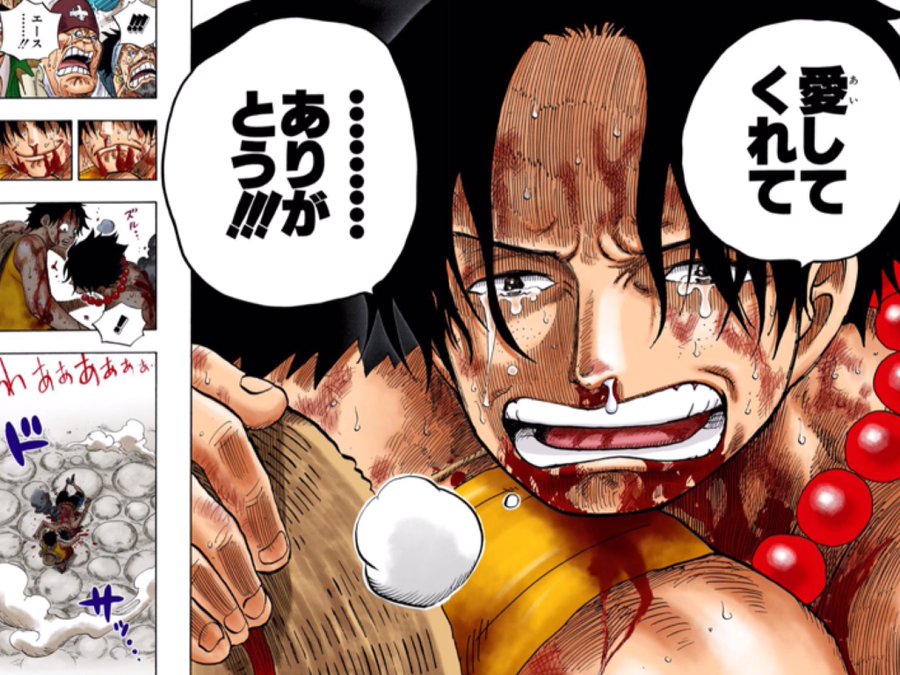 ワンピースでエースの死での名言が泣ける 何巻何話で誰が殺した