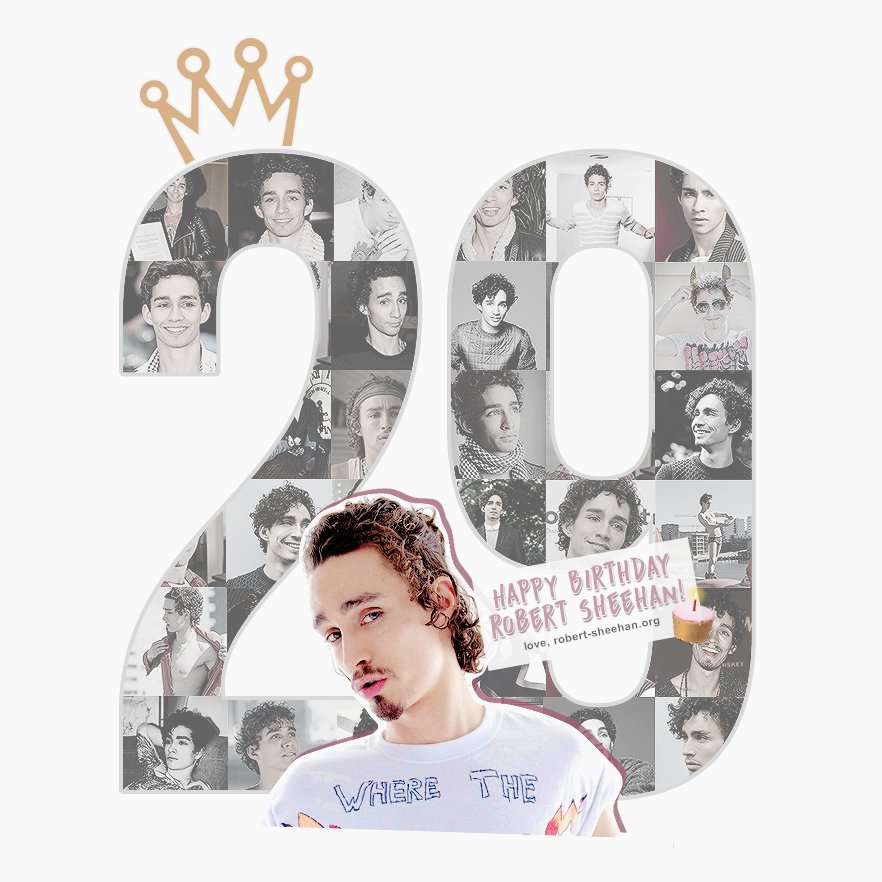 Happy 29th Birthday Wishing you all the happiness in the world! Lots of love, Robert Sheehan Daily 