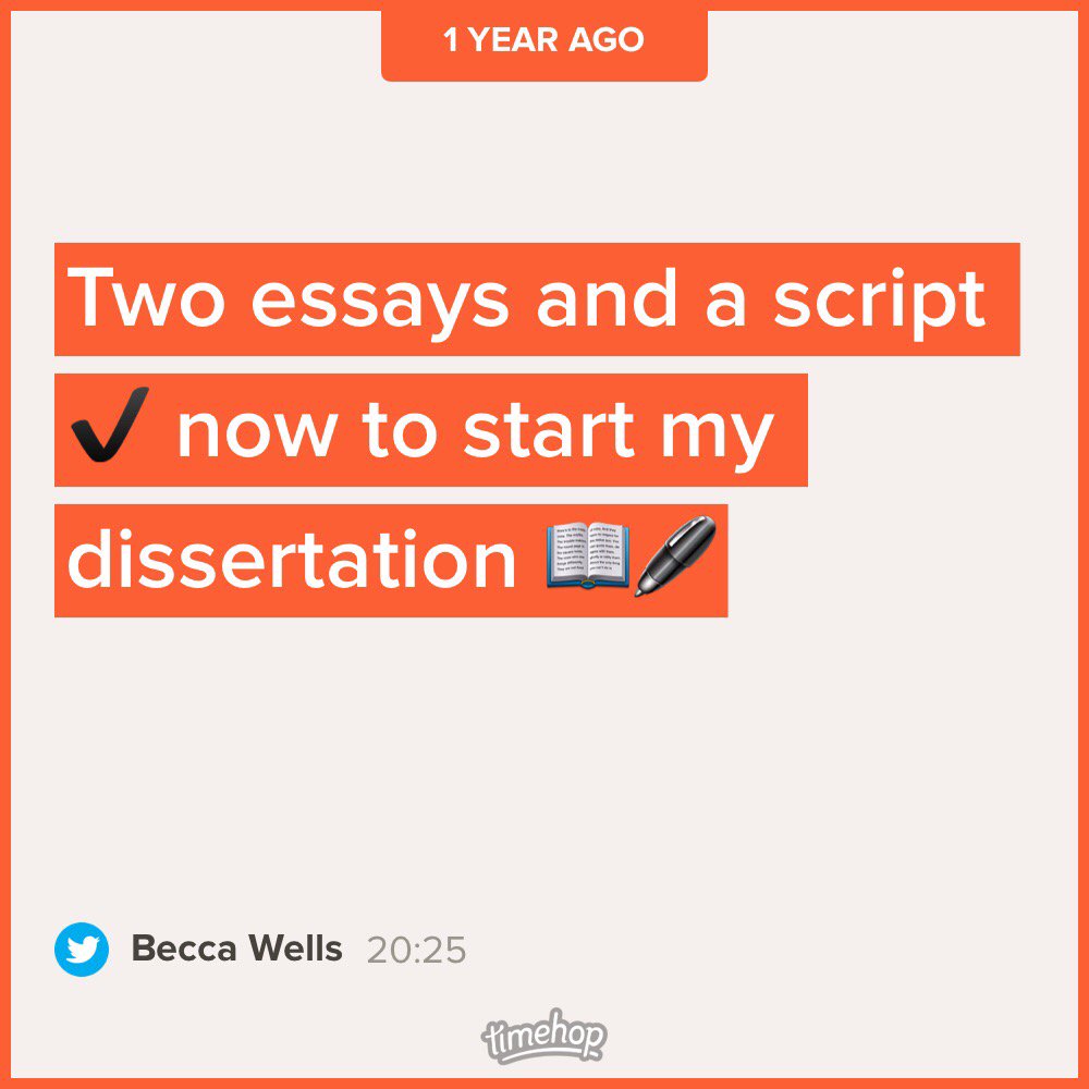 Little did I know this time last year that I was going to get an A for my disso 😳