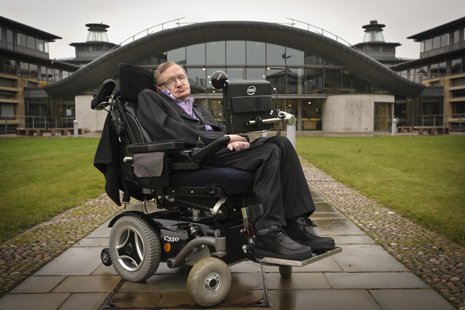 Where there\s Life, there is Hope. Happy 75th birthday Stephen Hawking. 
