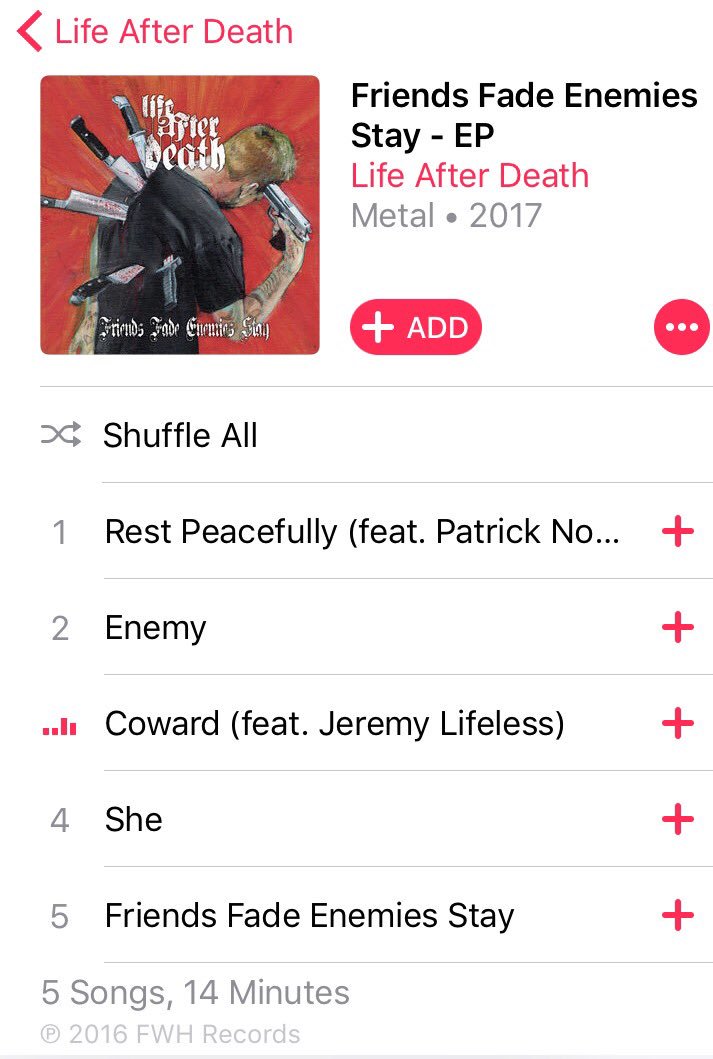 New album is out now digitally. Check it out and let us know what you think!