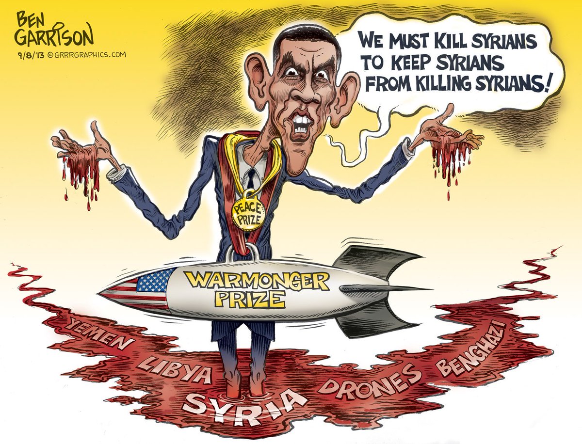 GrrrGraphics's tweet photo. Peace Prize Prez dropped 26,171 bombs on foreign countries around the world in 2016-#ObamasLegacy #ObamaFarewell https://t.co/Oj98iIxEAZ https://t.co/PNly8AaFJV