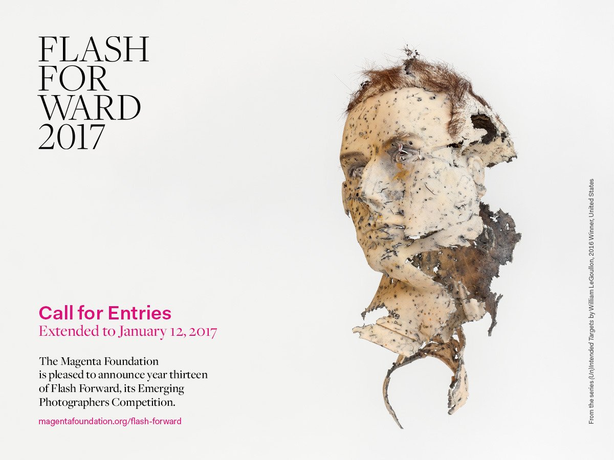 Flash Forward Emerging Photographers' Competition extended to Jan 12. Check our judges + prizes magentafoundation.org/flash-forward/ #fineartphotography