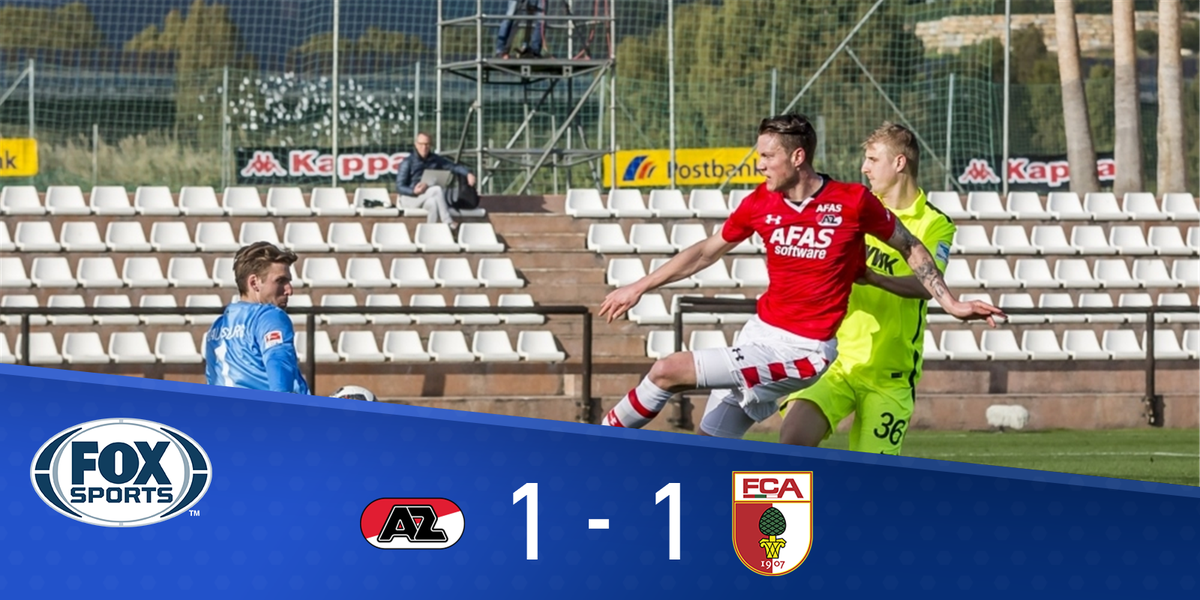 ESPNnl's tweet photo. UITSLAG: AZ speelt in Spanje met 1-1 gelijk tegen FC Ausburg. Wout Weghorst maakte het doelpunt voor de Alkmaarders. #azaug https://t.co/rpBzzo9eVp