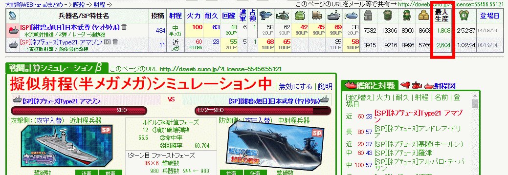 dsweb1's tweet image. 各資源2400万備蓄時の、最大生産数表示を開始しました┏Ｏ))

また、兵器詳細画面では、最大生産数に対する「生産時間計算」も、士官知力、生産短縮スキル値を考慮して行えます。
 #DSRWEB_JP