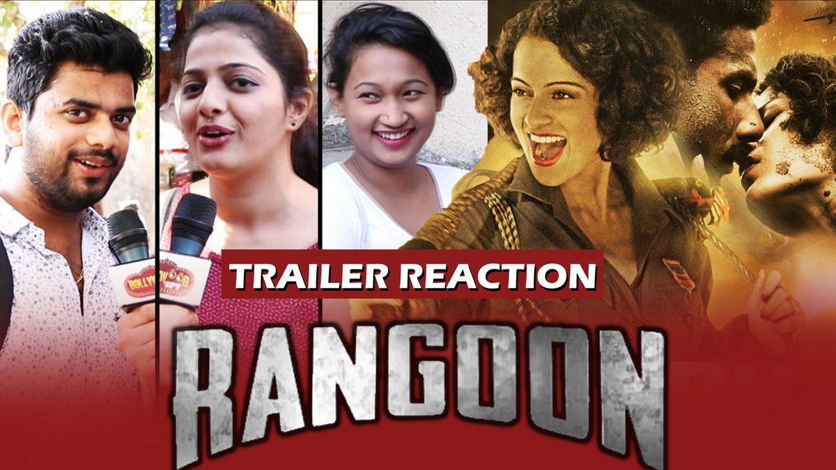 #Rangoon TRAILER REACTION | FANS GO CRAZY  | @shahidkapoor #KanganaRanaut #SaifAliKhan 💕
Watch Crazy Fans Reaction 👉 youtu.be/1u-s4__y05A