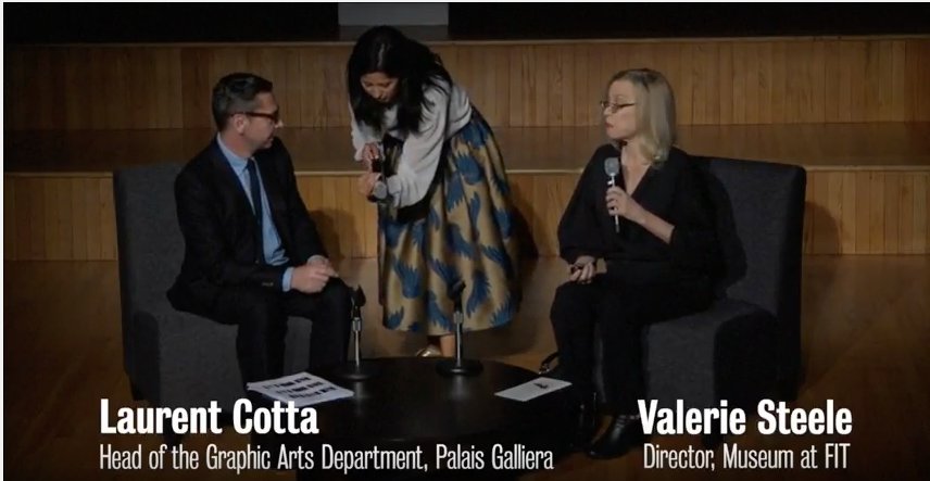 museumatFIT's tweet photo. On the #ProustsMuse blog: Video – Laurent Cotta and Dr. #ValerieSteele in Conversation. Exhibit closes today at 5pm. https://t.co/HzHiBjD10j https://t.co/yPRcdmd8Hk