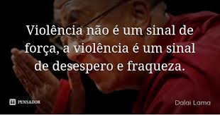 O que pensar de tanta violência?