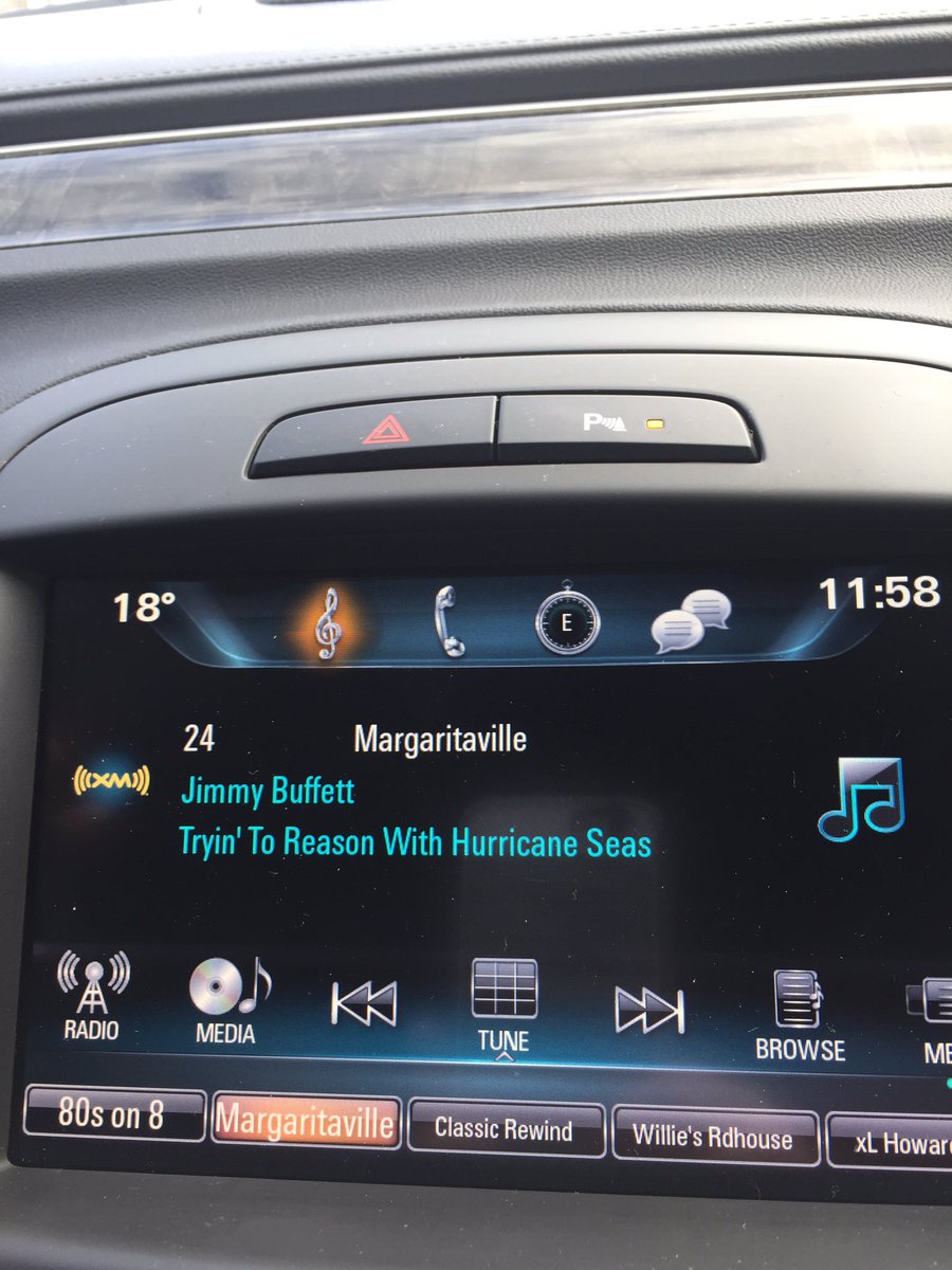 Keeping warm listening to margaritaville