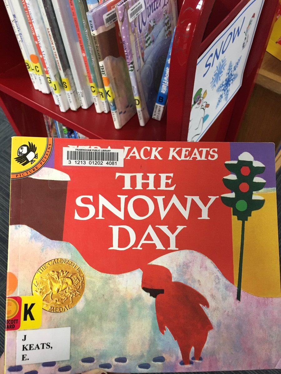 On this snowy day, we're loving that the <a href="/USPS/">U.S. Postal Service</a> is issuing #TheSnowyDay stamps honoring <a href="/EJKeats/">Ezra Jack Keats Fdtn</a>. We have his classic book on display! ☃️☃️☃️