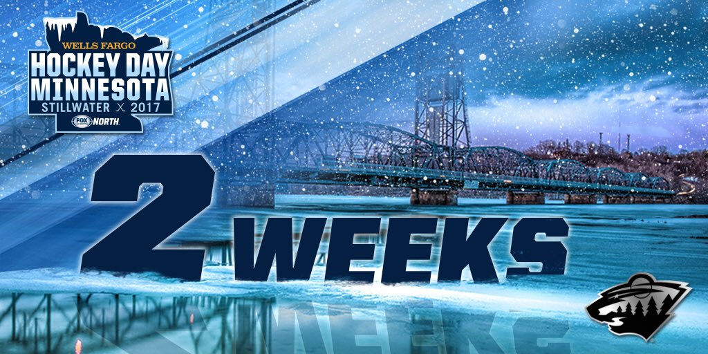 HockeyDayMN's tweet photo. Two weeks until #HDM2017 by @WellsFargo puck drop in Lowell Park. https://t.co/c8kFZvgtVF