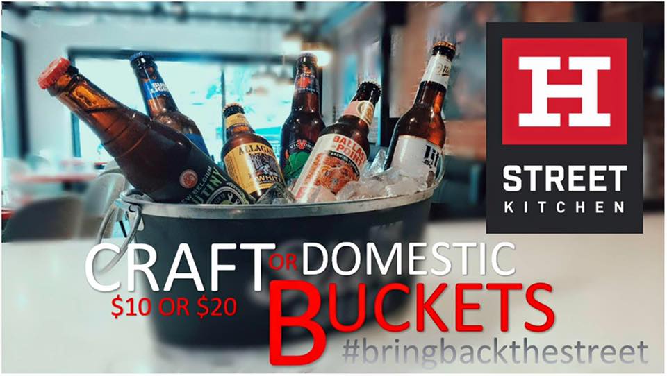 We are OPEN and are gearing up for great football &amp; basketball today.  NC State @ UNC tonight on the 14 foot screen. See you at H-Street!