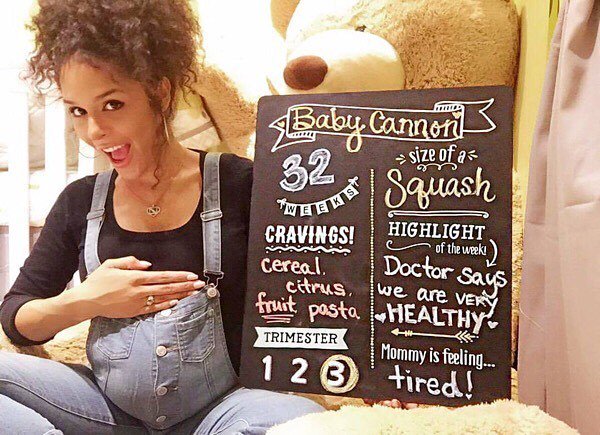 officialbck's tweet photo. #BrittanyBell shows off her growing up. The model is expecting her first child with #NickC… https://t.co/P1admagq6R https://t.co/3SR1g4a6f4