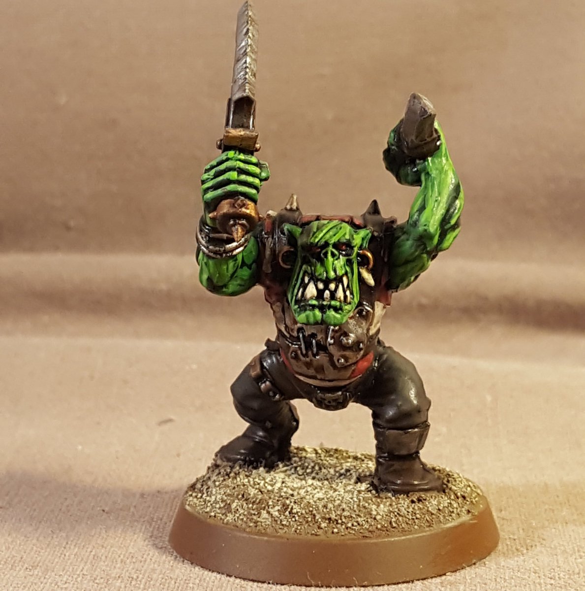 WarbossKurgan's tweet photo. With Floggin Morr, Sinker Gug & Bilge Badlug rebased #TheOgresuns are complete!
#IronfangPirates #Orruks #AgeOfSigmar https://t.co/jH8lMuPe4C