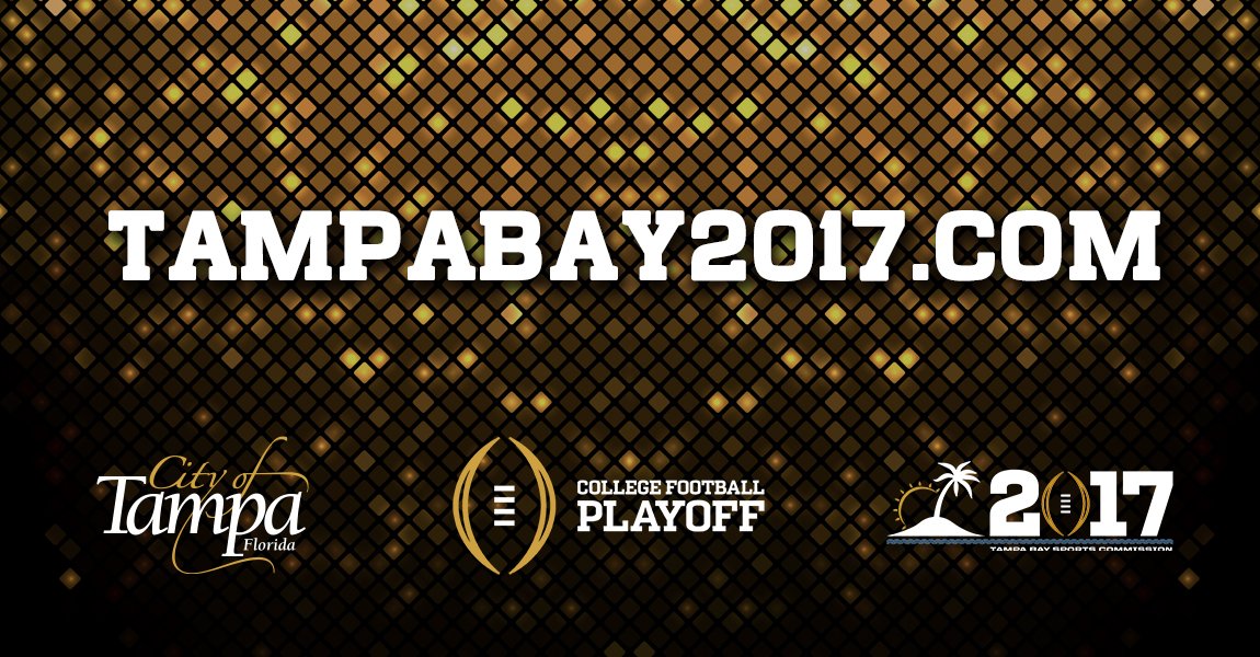 CityofTampa's tweet photo. This wknd is loaded w/ #CFBPlayoff fun! Visit https://t.co/0hqzGPFCzK for info on all the events leading up to the big game! #TampaBay2017 https://t.co/ri1xQP39jX