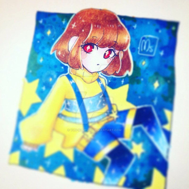 “#Chara #Outertale 🌙⭐🌙” .