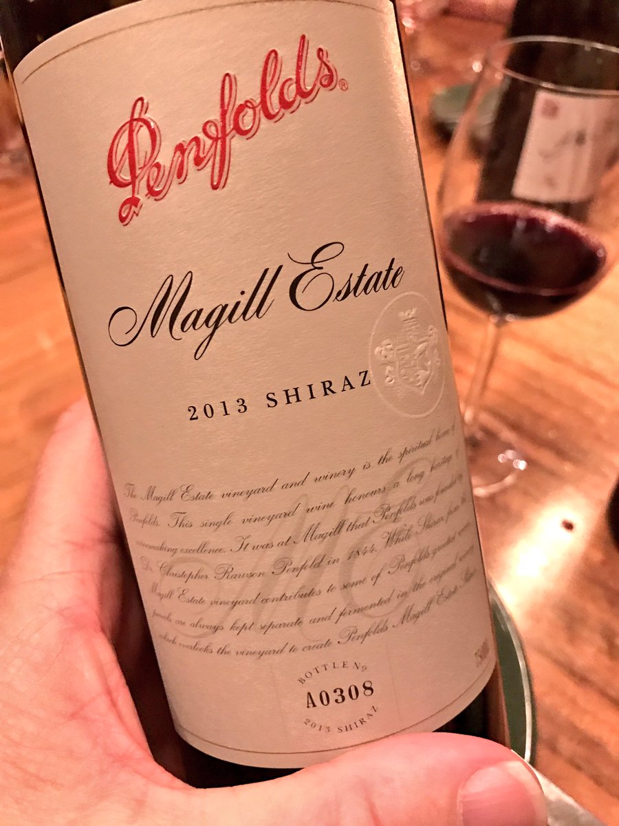 Enjoyed this beautiful wine from <a href="/penfolds/">Penfolds</a> for #NYE2017 #aussiewine @BrandSouthAust <a href="/Wine_Australia/">Wine Australia</a>