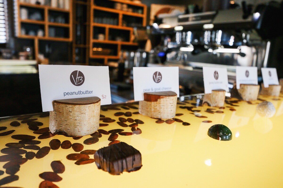CoffeeNerdery's tweet photo. There's no pairing as delightful as choc + coffee. That's what makes @vbchocolatebar such a 👊🏻 to the mouth buds! https://t.co/BkclSfadue